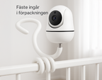Wireless Babyvakt med Kamera Split Screen HD Babymonitor 7''