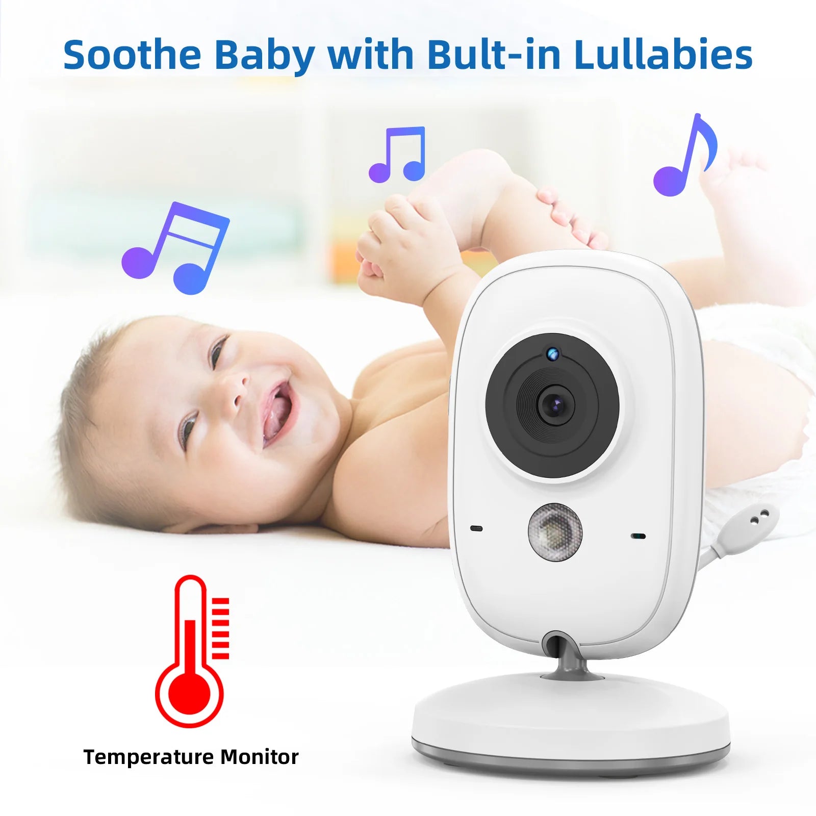 Trådlös videobabyvakt och barnvakt