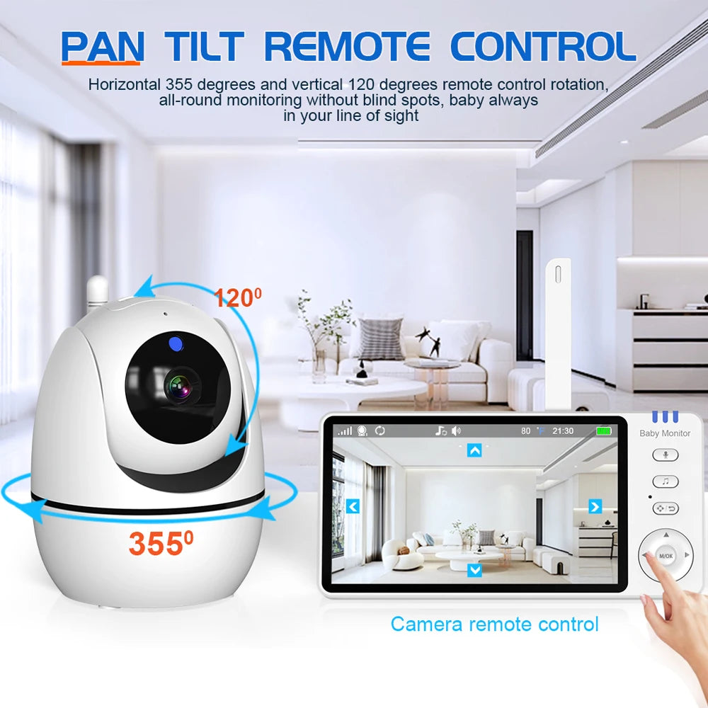 BabyMonitor med HD-barnvaktskamera