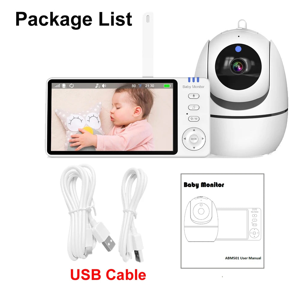 BabyMonitor med HD-barnvaktskamera